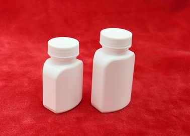 άσπρο μπουκάλι συμπληρωμάτων ύψους 61mm, εμπορευματοκιβώτια αποθήκευσης μπουκαλιών χαπιών κεφαλής κοχλίου 