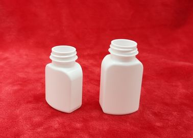 Κενά μπουκάλια ταμπλετών πολυαιθυλενίου υψηλής πυκνότητας, τετραγωνικό μπουκάλι της Pet για τη συσκευασία χαπιών