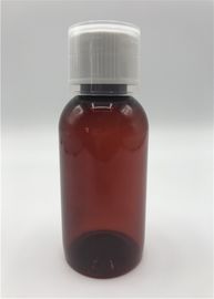 Ελαφρύ ανθεκτικό μπουκάλι ψεκασμού της PET καφετί, πλαστικό μπουκάλι 120ml για την ιατρική ελαφριά