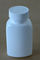 Μικρό τετραγωνικό πλαστικό άσπρο χρώμα μπουκαλιών για τα ιατρικά χάπια/τη συσκευασία ταμπλετών